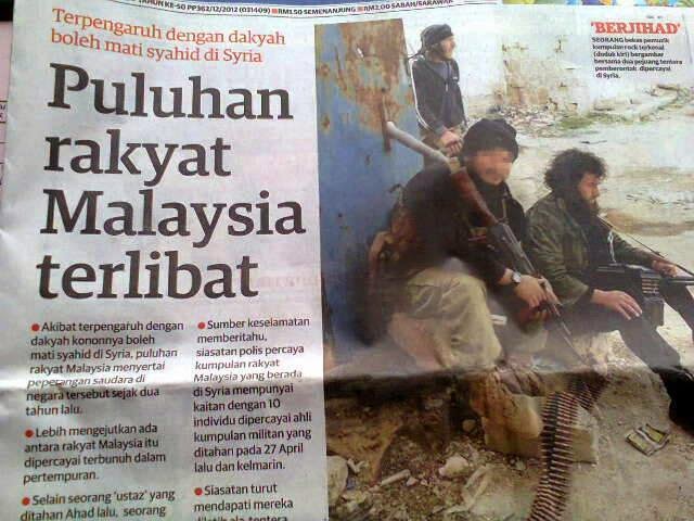 isis puluhan malaysia