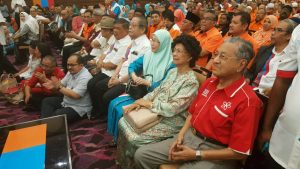 Mahathir attends the first Pakatan Harapan Convention in IDCC Shah Alam